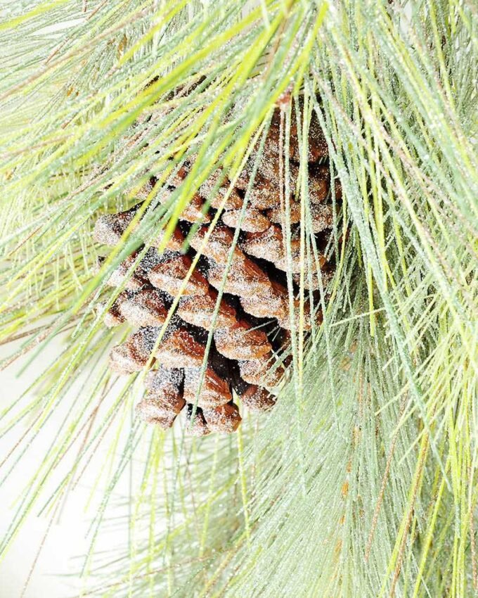 72"Pine Needle Vine & plastic pine cone GS-3480105