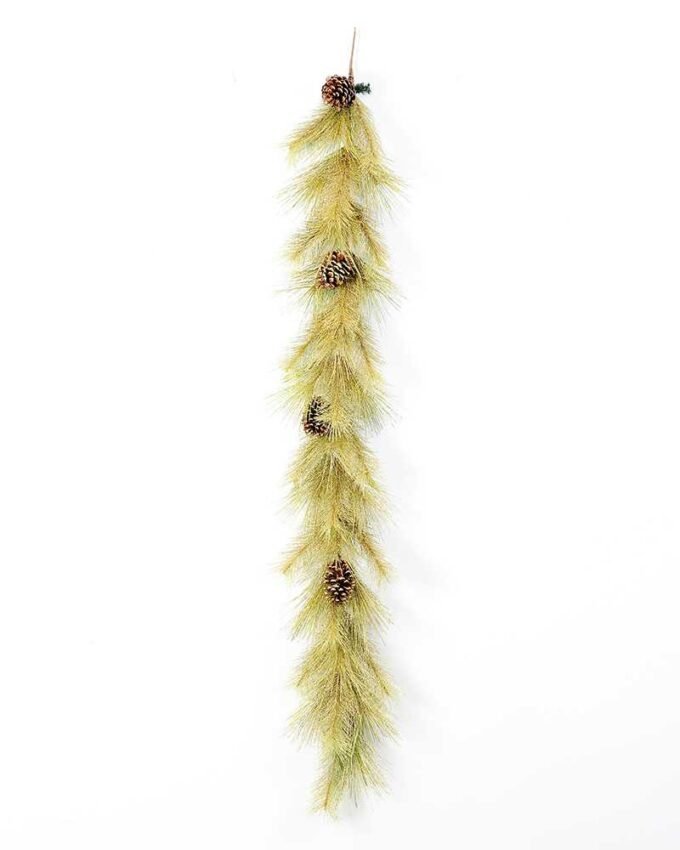 72"Pine Needle Vine & plastic pine cone GS-3480105