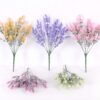12*34CM Plastic Lavender Bush*7 GS-3660043-Z1