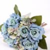 25cm Rose&Hydrangea bunch*8 GS-1450121-B1