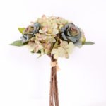 25cm Rose&Hydrangea bunch*8 GS-1450121-G1