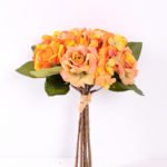 25cm Rose&Hydrangea bunch*8 GS-1450121-O1