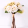 25cm Rose&Hydrangea bunch*8 GS-1450121-W2