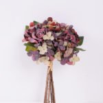 25cm Rose&Hydrangea bunch*8 GS-1450121-Z1