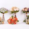 27cm Rose&Hydrangea bunch*11 GS-1450122