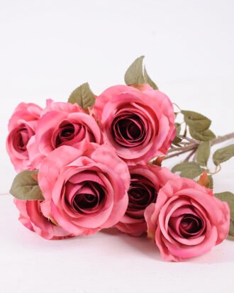 47cm Rose Bush*7 GS-1450125-P2 Flowers Bush YeahFlower is one of Chinese leading OEM manufacturers and exporters , supplying the silk flowers, wholesale artificial trees 47cm Rose Bush*7 GS-1450125-P2