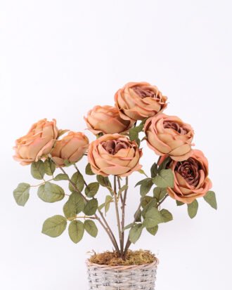 45cm Rose Bush*7 GS-1450126-O2 Flowers Bush YeahFlower is one of Chinese leading OEM manufacturers and exporters , supplying the silk flowers, wholesale artificial trees 45cm Rose Bush*7 GS-1450126-O2