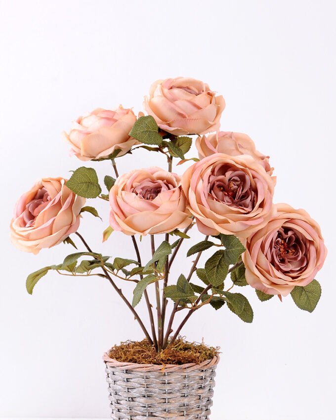 45cm Rose Bush*7 GS-1450126-P1