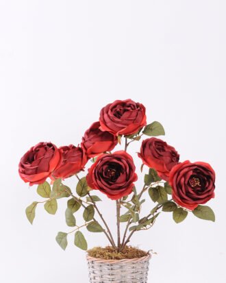 45cm Rose Bush*7 GS-1450126-R2 Flowers Bush YeahFlower is one of Chinese leading OEM manufacturers and exporters , supplying the silk flowers, wholesale artificial trees 45cm Rose Bush*7 GS-1450126-R2