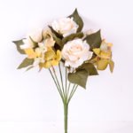 29cm Rose&Hydrangea bunch*7 GS-1450131-G2