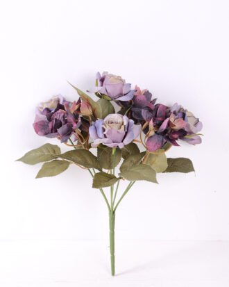 29cm Rose&Hydrangea bunch*7 GS-1450131-Z1