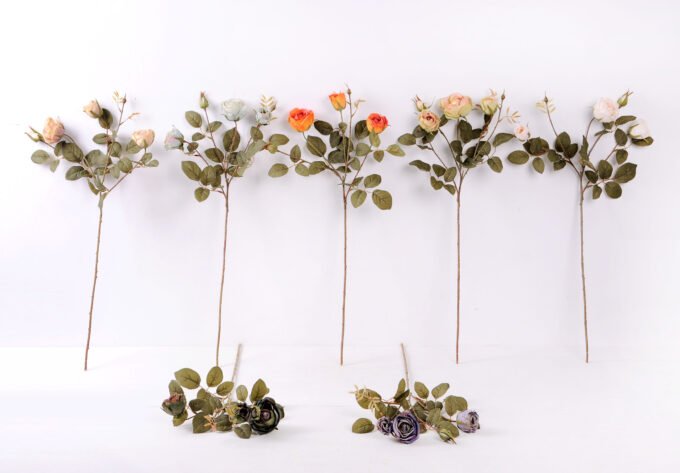 13*60cm Rose spray*5 GS-1450133-B1