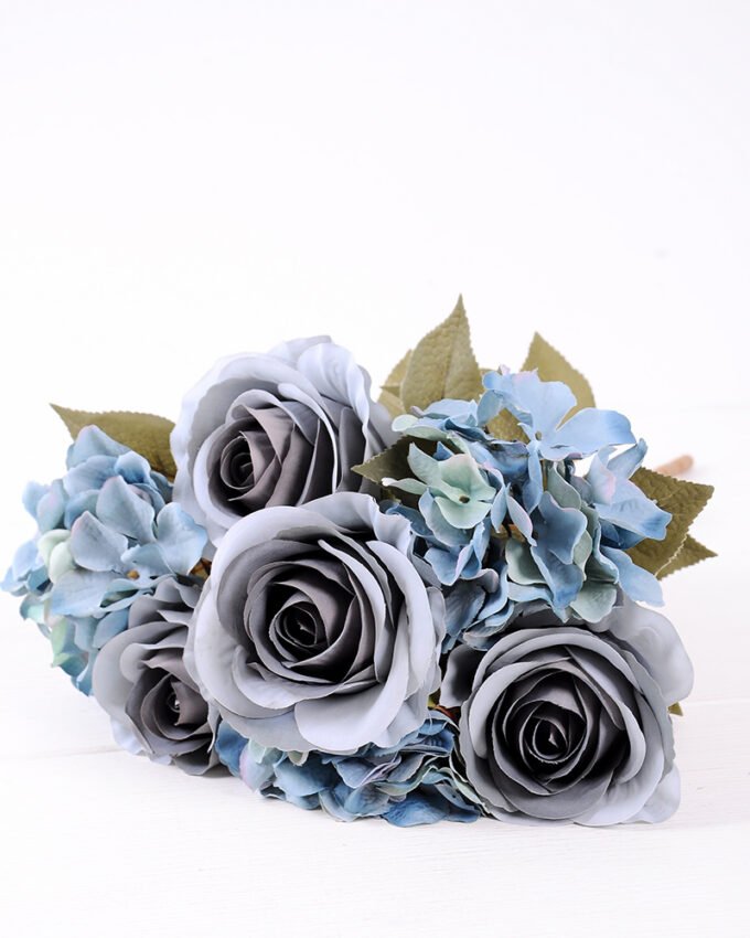 23*47cm Rose&hydrangea bush*7 GS-1450134-B1