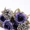 23*47cm Rose&hydrangea bush*7 GS-1450134-B2