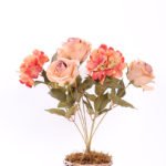 23*47cm Rose&hydrangea bush*7 GS-1450134-S1
