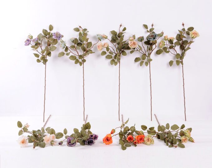 15*69cm Rose spray*5 GS-1450140