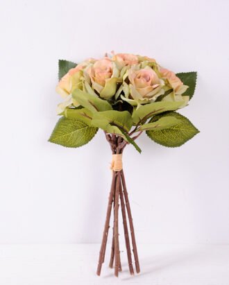 12*23cm Mini rose bouquet*7 GS-1450146-G3 Bouquet YeahFlower is one of Chinese leading OEM manufacturers and exporters , supplying the silk flowers, wholesale artificial trees 12*23cm Mini rose bouquet*7 GS-1450146-G3