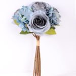 22*37cm Rose&hydrangea bouquet*7 GS-1450147-B1