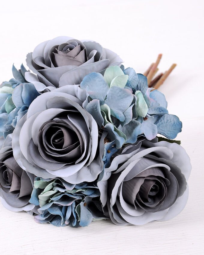 22*37cm Rose&hydrangea bouquet*7 GS-1450147-B1