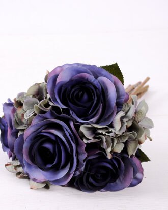 22*37cm Rose&hydrangea bouquet*7 GS-1450147-B2 Bouquet YeahFlower is one of Chinese leading OEM manufacturers and exporters , supplying the silk flowers, wholesale artificial trees 22*37cm Rose&hydrangea bouquet*7 GS-1450147-B2