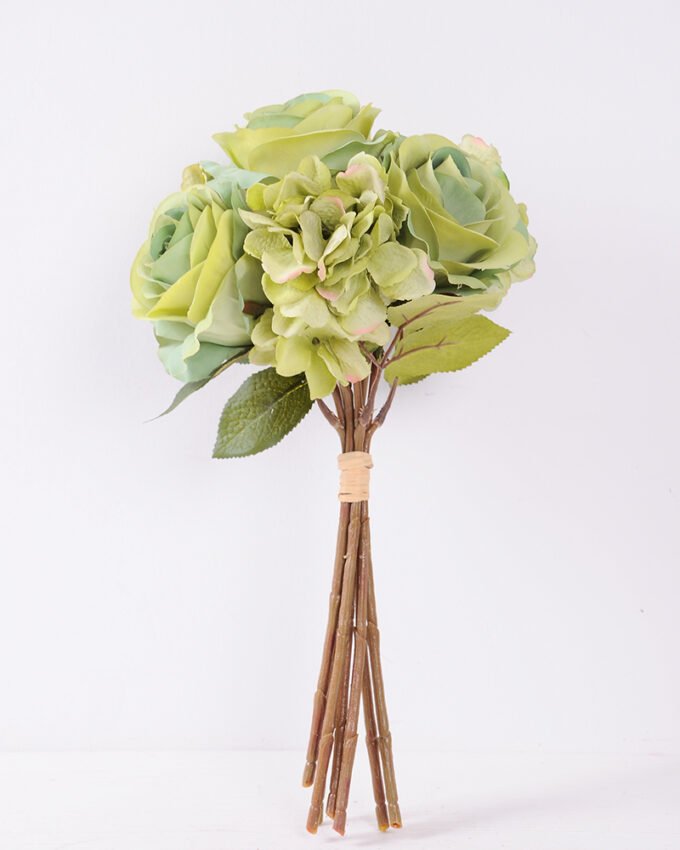 22*37cm Rose&hydrangea bouquet*7 GS-1450147-G2