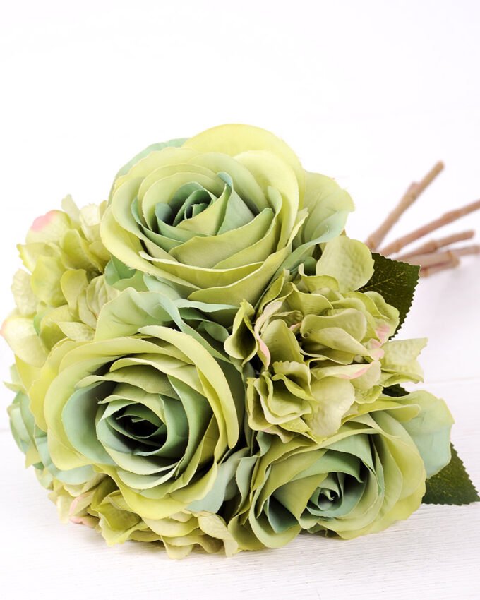 22*37cm Rose&hydrangea bouquet*7 GS-1450147-G2
