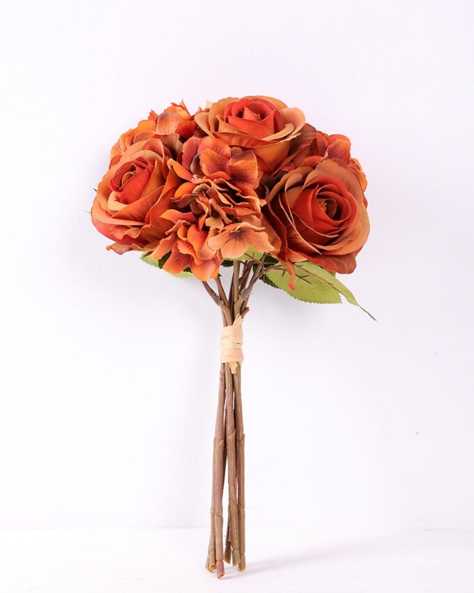 22*37cm Rose&hydrangea bouquet*7 GS-1450147-O2