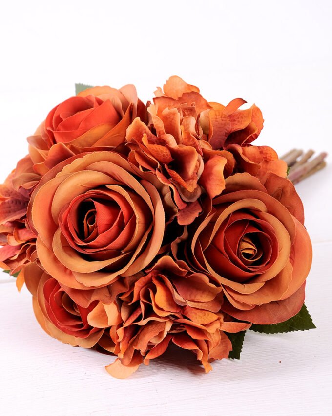 22*37cm Rose&hydrangea bouquet*7 GS-1450147-O2