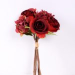 22*37cm Rose&hydrangea bouquet*7 GS-1450147-R2