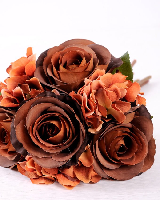 22*37cm Rose&hydrangea bouquet*7 GS-1450147-S1