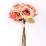 22*37cm Rose&hydrangea bouquet*7 GS-1450147-S2