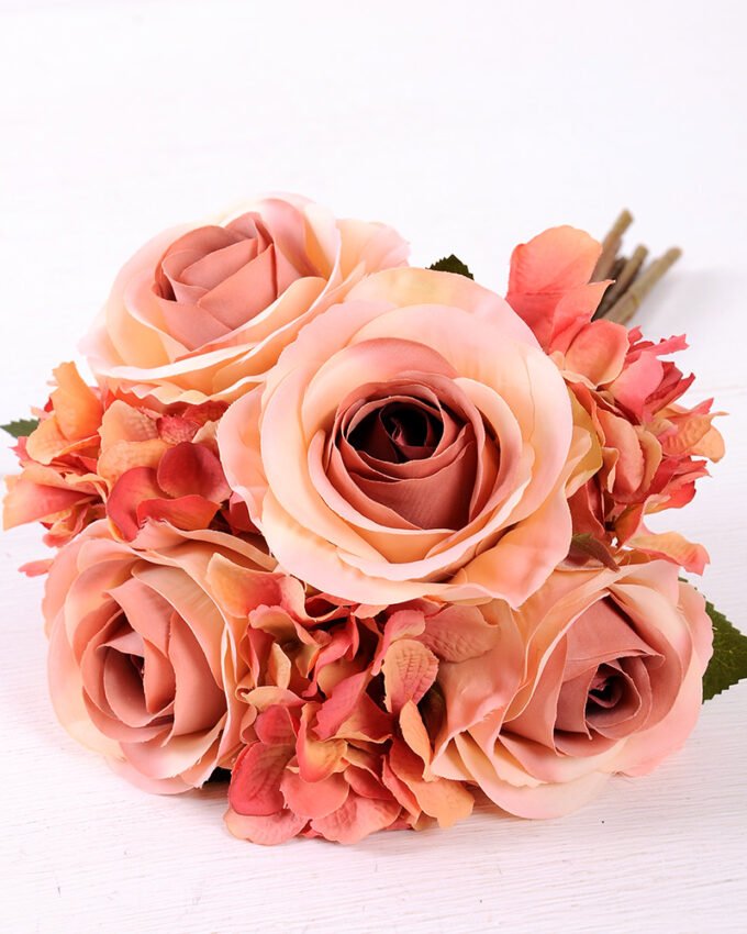 22*37cm Rose&hydrangea bouquet*7 GS-1450147-S2