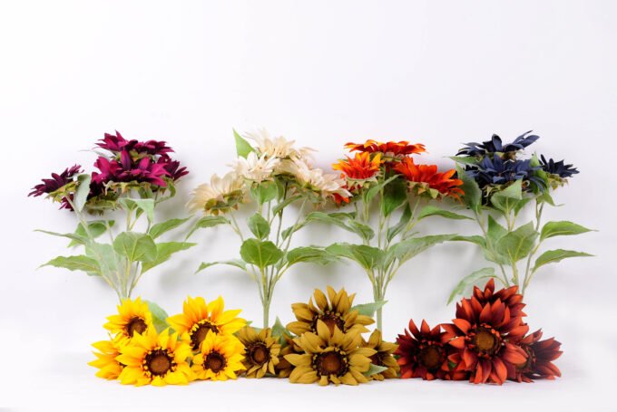 30*55CM SUNFLOWER BUSH*5 GS-1450172