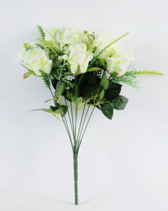 35*35*45CM Rose Bush*9 GS-1780021-W1 Flowers Bush YeahFlower is one of Chinese leading OEM manufacturers and exporters , supplying the silk flowers, wholesale artificial trees 35*35*45CM Rose Bush*9 GS-1780021-W1