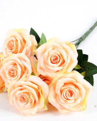 23*23*41CM Rose Bush*7 GS-1780024-C1 Flowers Bush YeahFlower is one of Chinese leading OEM manufacturers and exporters , supplying the silk flowers, wholesale artificial trees 23*23*41CM Rose Bush*7 GS-1780024-C1