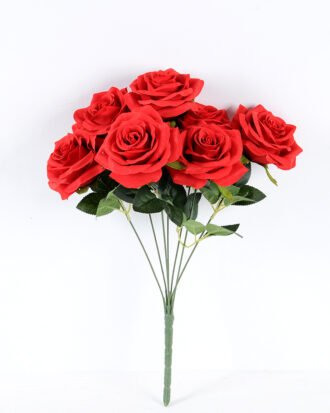 23*23*41CM Rose Bush*7 GS-1780024-R1 Flowers Bush YeahFlower is one of Chinese leading OEM manufacturers and exporters , supplying the silk flowers, wholesale artificial trees 23*23*41CM Rose Bush*7 GS-1780024-R1