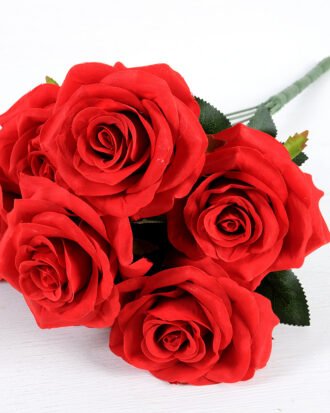 23*23*41CM Rose Bush*7 GS-1780024-R1 Flowers Bush YeahFlower is one of Chinese leading OEM manufacturers and exporters , supplying the silk flowers, wholesale artificial trees 23*23*41CM Rose Bush*7 GS-1780024-R1