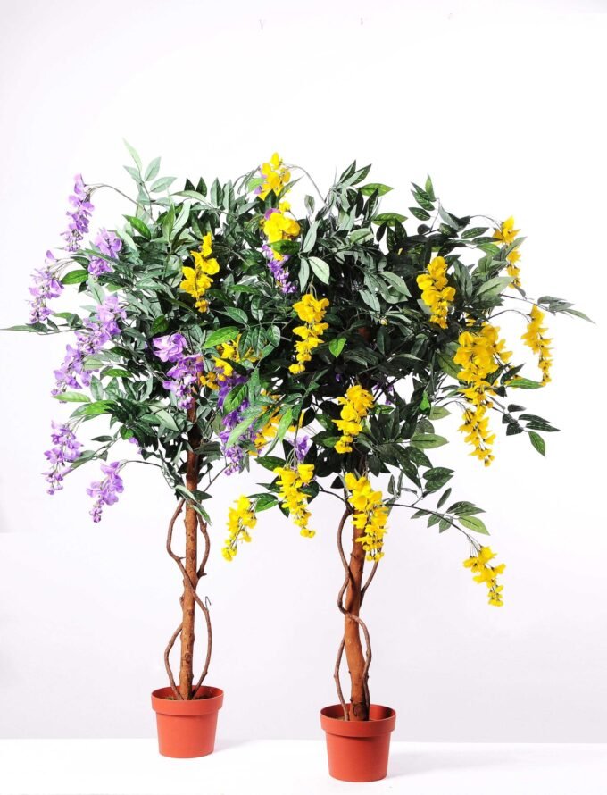 125cm Beancurd flower in Plastic pot GS-1380344