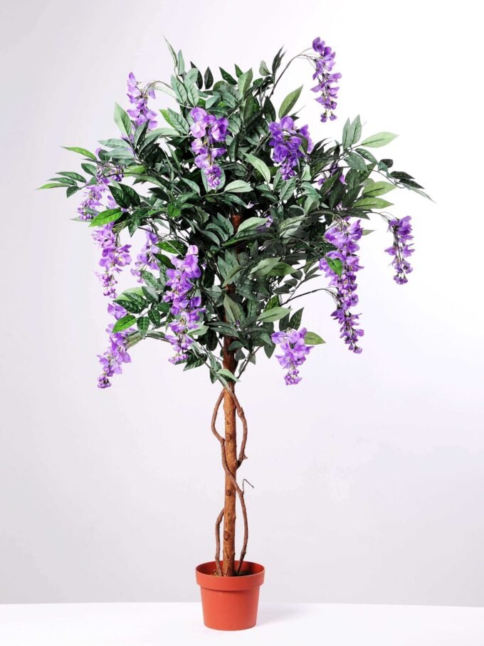 125cm Beancurd flower in Plastic pot GS-1380344