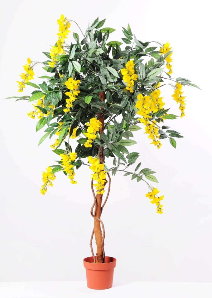 125cm Beancurd flower in Plastic pot GS-1380344