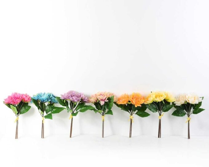 15*28cm Dahlia bouquet*3 GS-1390355