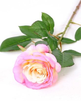 16*77cm Single Rose GS-1430027-P1 Single Flowers YeahFlower is one of Chinese leading OEM manufacturers and exporters , supplying the silk flowers, wholesale artificial trees 16*77cm Single Rose GS-1430027-P1