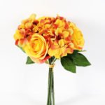 30cm Rose&Hydrangea bunch*7 GS-1450048