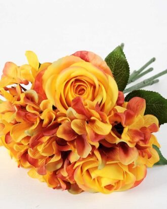 30cm Rose&Hydrangea bunch*7 GS-1450048 Bouquet YeahFlower is one of Chinese leading OEM manufacturers and exporters , supplying the silk flowers, wholesale artificial trees 30cm Rose&Hydrangea bunch*7 GS-1450048