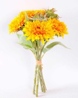 H:25*40cm Chrysanthemum Bouquet*6 GS-1450114-Y1