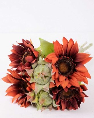 H:20*40cm Sunflower Bouquet*6 GS-1450116-O1 Bouquet YeahFlower is one of Chinese leading OEM manufacturers and exporters , supplying the silk flowers, wholesale artificial trees H:20*40cm Sunflower Bouquet*6 GS-1450116-O1