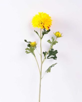 H:11*65cm Single Marigold GS-1450118-Y1 Single Flowers YeahFlower is one of Chinese leading OEM manufacturers and exporters , supplying the silk flowers, wholesale artificial trees H:11*65cm Single Marigold GS-1450118-Y1