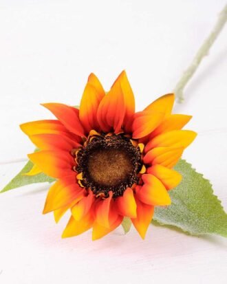 H:11*50cm Single Sunflower GS-1450119-O2 Single Flowers YeahFlower is one of Chinese leading OEM manufacturers and exporters , supplying the silk flowers, wholesale artificial trees H:11*50cm Single Sunflower GS-1450119-O2