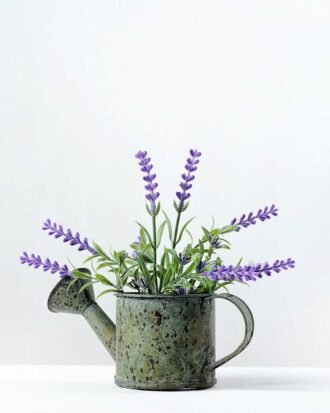 iron potted lavender H:6" GS-0338840