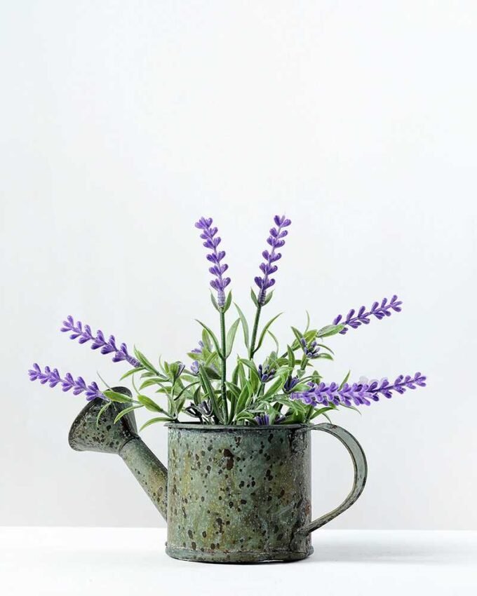 iron potted lavender H:6" GS-0338840